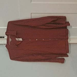 Red J.Jill button down top (NWT)